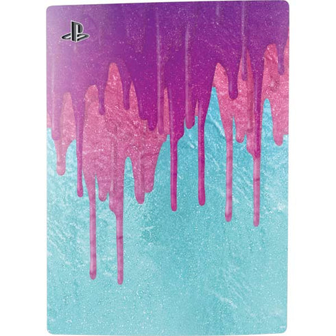 Paint Splatter Purple PS5 Console Skin